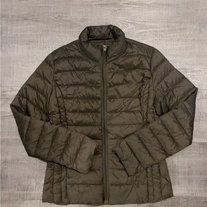 Women's Quilted Jacket - Olive Green